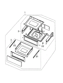 Drawer parts for Samsung Range FTQ352IWUW/XAA-00 / from AppliancePartsPros.com