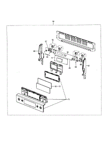 Electric Range  Control Panel parts for Samsung Range FE710DRS/XAA-0001 / from AppliancePartsPros.com