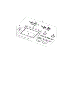 Cooktop parts for Samsung Range FER300SW/XAC / from AppliancePartsPros.com