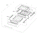 Electric Range  Drawer Assy