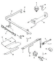 Cooking  Gas Controls parts for Samsung Range RGSF5330DT/XAA / from AppliancePartsPros.com