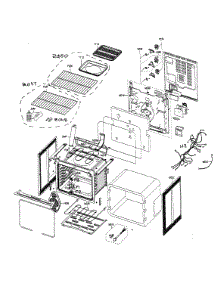 Cabinet parts for Samsung Range FTQ352IWUW/XAA-02 / from AppliancePartsPros.com