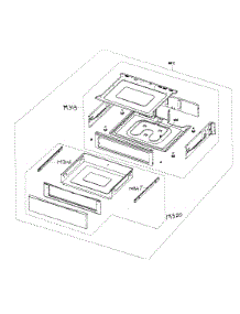 Drawer Assy parts for Samsung Range FTQ352IWUW/XAA-02 / from AppliancePartsPros.com