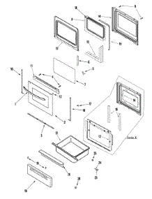Cooking  Door / Drawer parts for Samsung Range RGSF3330DW/XAA / from AppliancePartsPros.com