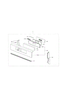Control Box parts for Samsung Range NX58H5600SS/AA-0000 / from AppliancePartsPros.com