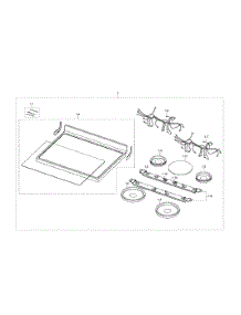 Cooktop parts for Samsung Range NE594R0ABSR/AA-0000 / from AppliancePartsPros.com