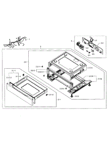 Drawer Assy parts for Samsung Range NX583G0VBWW/AA-0000 / from AppliancePartsPros.com