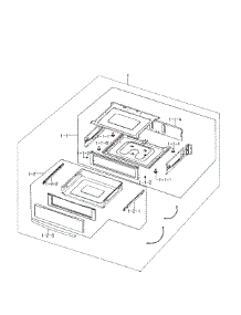 Drawer Assy parts for Samsung Range NE595R1ABSR/AA-0001 / from AppliancePartsPros.com