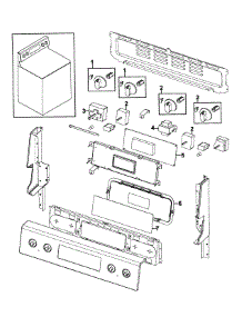 Control Assy parts for Samsung Range NE595R0ABSR/AA-0000 / from AppliancePartsPros.com