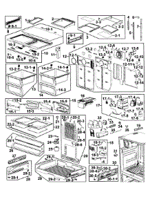 Refrigerator parts for Samsung Refrigerator RF267AERS/XAA-0000 / from AppliancePartsPros.com