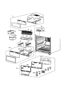 Freezer Assy parts for Samsung Refrigerator RB215ACBP/XAA-0000 / from AppliancePartsPros.com