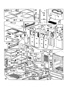 Refrigerator parts for Samsung Refrigerator RF266AEPN/XAA-0000 / from AppliancePartsPros.com