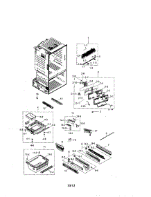 Freezer parts for Samsung Refrigerator RF260BEAEWW/AA-0001 / from AppliancePartsPros.com