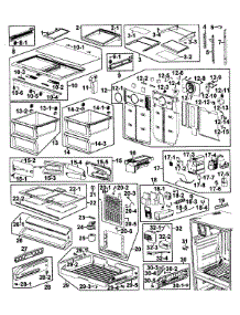 Refrigerator parts for Samsung Refrigerator RF267AEWP/XAA-0000 / from AppliancePartsPros.com
