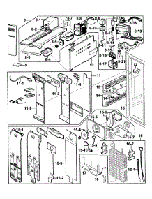 Refrigeration  Freezer 2 parts for Samsung Refrigerator RS2534VQ/XAA-0000 / from AppliancePartsPros.com