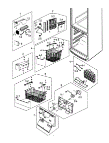 Refrigeration  Freezer Assy parts for Samsung Refrigerator RB215LABP/XAA-0000 / from AppliancePartsPros.com