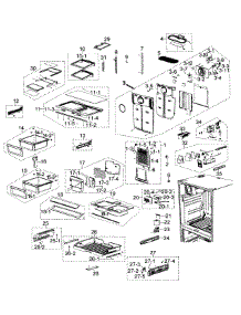 Refrigerator parts for Samsung Refrigerator RF268ACRS/XAA / from AppliancePartsPros.com