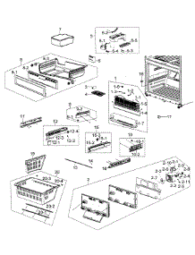 Freezer parts for Samsung Refrigerator RF266AZBP/XAA / from AppliancePartsPros.com