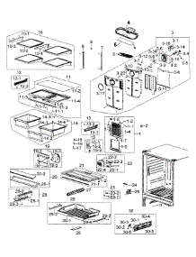 Refrigerator parts for Samsung Refrigerator RF266AZBP/XAA / from AppliancePartsPros.com