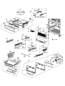 Freezer parts for Samsung Refrigerator RF266AZWP/XAA / from AppliancePartsPros.com