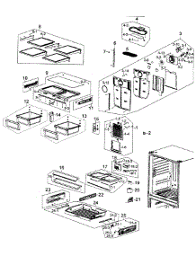 Refrigerator parts for Samsung Refrigerator RF263AEWP/XAA / from AppliancePartsPros.com