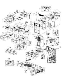 Refrigerator parts for Samsung Refrigerator RF267AZPN/XAA / from AppliancePartsPros.com