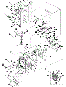 Refrigeration  Refrigerator Compartment parts for Samsung Refrigerator RS2666SW/XAA / from AppliancePartsPros.com