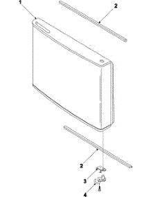 Refrigeration  Freezer Door parts for Samsung Refrigerator RB1855SL/XAA / from AppliancePartsPros.com