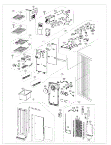 Freezer parts for Samsung Refrigerator RS261MDPN/XAA / from AppliancePartsPros.com