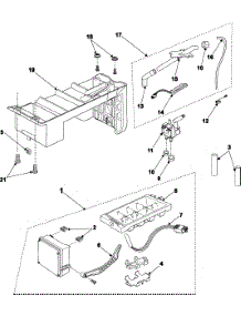 Refrigeration  Icemaker parts for Samsung Refrigerator RS2545SH/XAA / from AppliancePartsPros.com