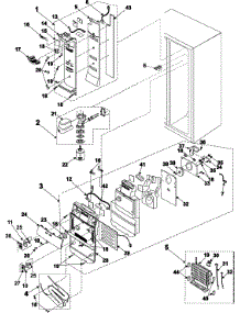 Refrigeration  Refrigerator Compartment parts for Samsung Refrigerator RS2545SH/XAA / from AppliancePartsPros.com
