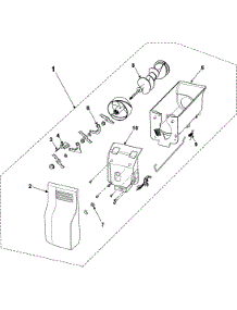 Refrigeration  Ice Bin parts for Samsung Refrigerator RS257BARB/XAA / from AppliancePartsPros.com