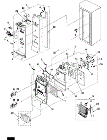 Refrigeration  Refrigerator Compartment parts for Samsung Refrigerator RS257BARB/XAA / from AppliancePartsPros.com