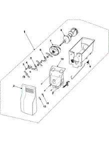 Refrigeration  Ice Bin parts for Samsung Refrigerator RS2623SL/XAA / from AppliancePartsPros.com