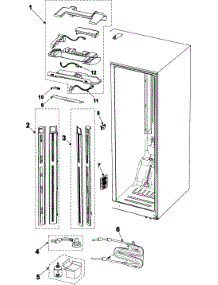 Refrigeration  Refrigerator Compartment parts for Samsung Refrigerator RS2623SL/XAA / from AppliancePartsPros.com
