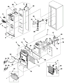Refrigeration  Refrigerator Compartment parts for Samsung Refrigerator RS255BABB/XAA / from AppliancePartsPros.com