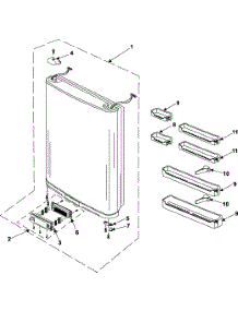 Refrigeration  Refrigerator Door parts for Samsung Refrigerator RB195BSSW/XAA / from AppliancePartsPros.com