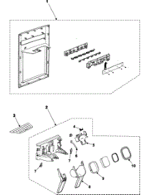 Refrigeration  Fountain parts for Samsung Refrigerator RS2623BB/XAA / from AppliancePartsPros.com