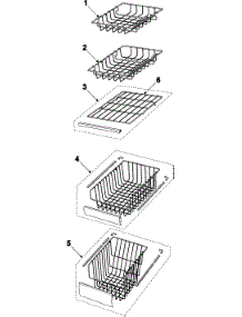 Refrigeration  Freezer Shelves parts for Samsung Refrigerator RS2623SH/XAA / from AppliancePartsPros.com