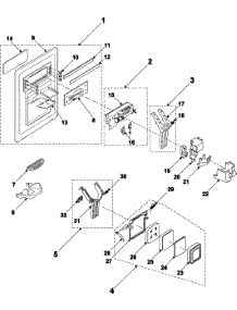 Refrigeration  Fountain parts for Samsung Refrigerator RS2777SL/XAA / from AppliancePartsPros.com