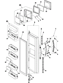 Refrigeration  Refrigerator Door parts for Samsung Refrigerator RS2777SL/XAA / from AppliancePartsPros.com