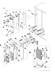 Refrigeration  Freezer Compartment parts for Samsung Refrigerator RS2577SW/XAA / from AppliancePartsPros.com