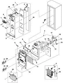 Refrigeration  Refrigerator Compartment parts for Samsung Refrigerator RS253BAWW/XAA / from AppliancePartsPros.com