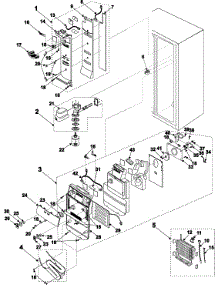Refrigeration  Refrigerator Compartment parts for Samsung Refrigerator RH2777AT/XAA / from AppliancePartsPros.com