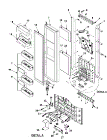 Refrigeration  Refrigerator Door parts for Samsung Refrigerator RH2777AT/XAA / from AppliancePartsPros.com