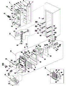 Refrigeration  Refrigerator Compartment parts for Samsung Refrigerator RS2544SL/XAA / from AppliancePartsPros.com