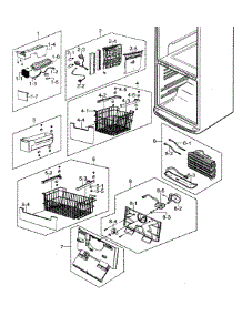Refrigeration  Freezer parts for Samsung Refrigerator RB215ZAVQ/XAA / from AppliancePartsPros.com