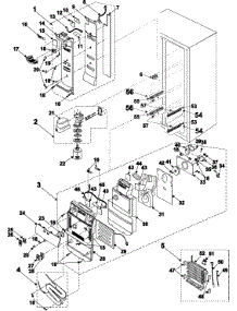 Refrigeration  Refrigerator Compartment parts for Samsung Refrigerator RS2555SL/XAA / from AppliancePartsPros.com