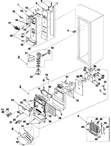 Refrigeration  Refrigerator Compartment parts for Samsung Refrigerator RS2644SW/XAA / from AppliancePartsPros.com