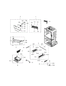 Freezer parts for Samsung Refrigerator RF28HMEDBSR/AA-0002 / from AppliancePartsPros.com